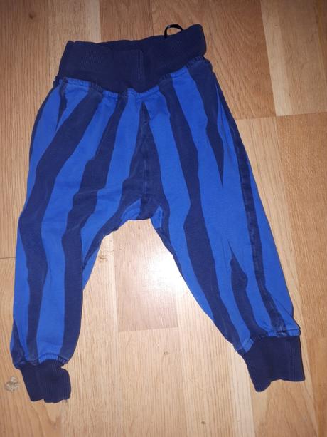 Pruhované tepláky, lindex,80