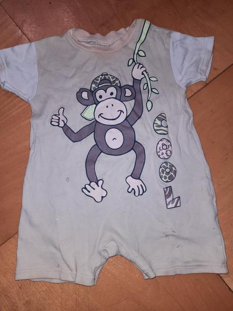 Dětský letní overal opička vel. 80 - 86, kiki&koko,80