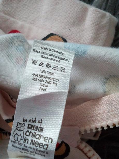 Overal medvídek pudsey vel.80/86, george,86