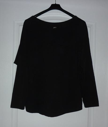 Černé dámské oversize tričko megi, m