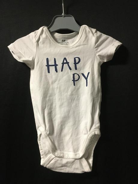 Vel. 68 bílé bodýčko s krátkým rukávem, 68