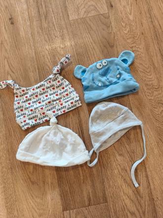 4 krát čepička unisex 0-6m, f&f,68