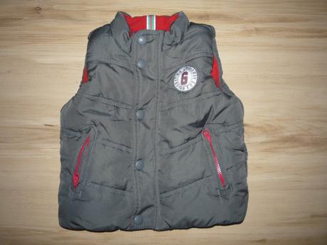 Šedá vesta pro mimichlapečka, mothercare,80