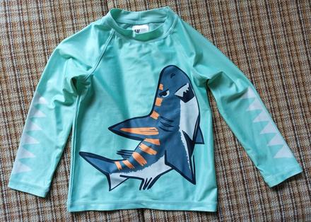 Plavkové triko s uv, h&m,98