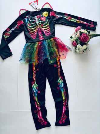 An27/ kostým kostlivka - v.7/8 let,