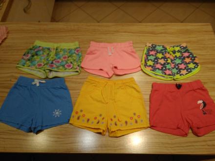 4 x kraťasy, vel 110/116, 110
