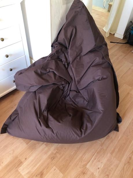 Pytel na sednuti hnedy xxl, 