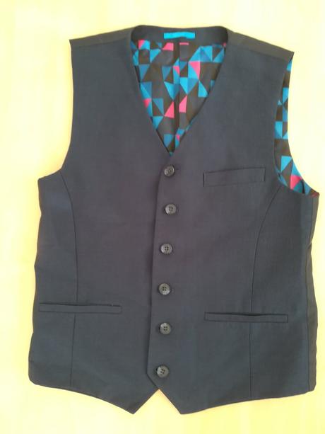Společenské kalhoty s vestou, next,152