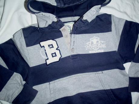 Pěkná silnější pruhovaná mikča od nextíku, next,122