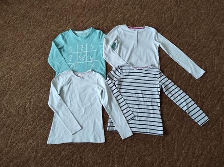 4x dívčí triko 122/128, 122