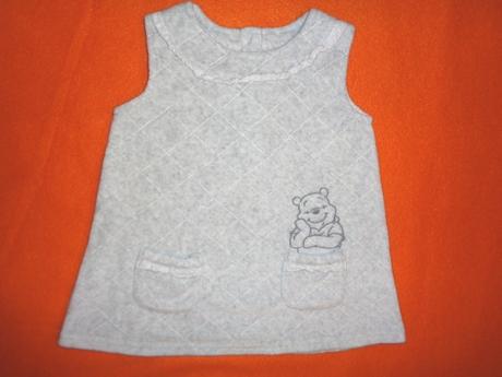 Nádherné teplejší sametové šaty - medvídek pú, george,68