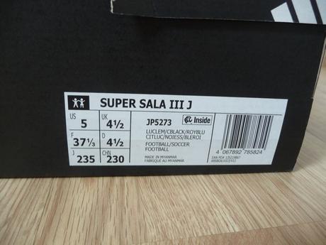 Chlapecké sálové kopačky adidas super sala iii 37, adidas,37