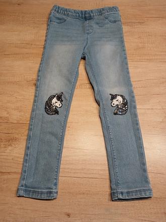 Džíny/legíny/džegíny unicorn vel. 122, sinsay,122