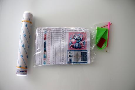 Kamínkový obrázek stitch, 