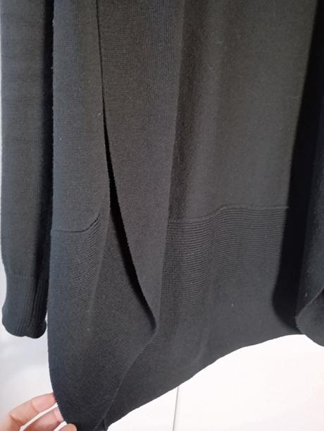 Černý pletený kardigan bonprix s límcem, bonprix,m