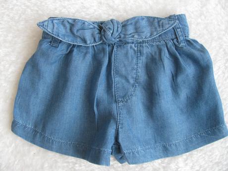 Kraťasy z tenké letní džínoviny, primark,68