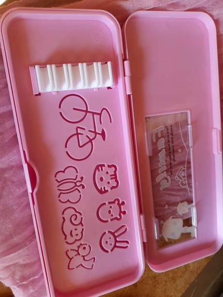 Pouzdro na pastelky,penál růžový nádherný, 