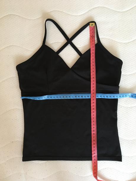 Černé tílko se skříženými ramínky (vel.s/36), new look,36