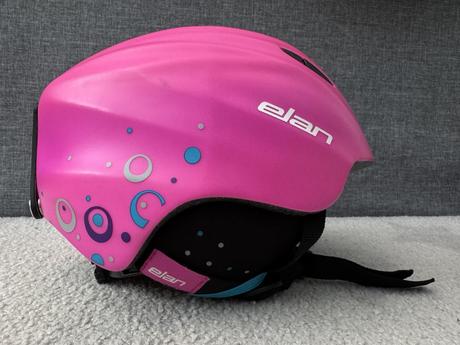 Dětská lyžařská růžová helma elán, vel. 52/56, elan,xs