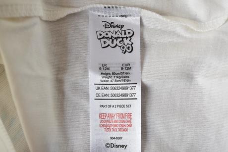 Letní pyžamo vel. 9 - 12 m, disney,80