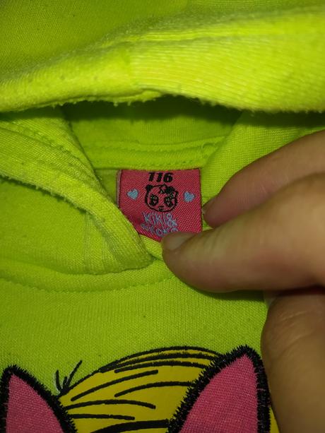 Mikina s holčičkou vel. 116, kiki&koko,116