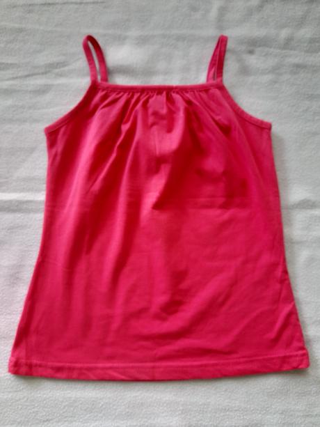 2 x tílko, vel 122/128, top stav, ham, aqua marine, h&m,122