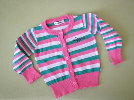 Pruhovaný svetr na knoflíky noppies 98, 98