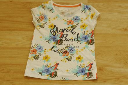 Florida beach-kvety h&m tricko vel.122/128, h&m,122