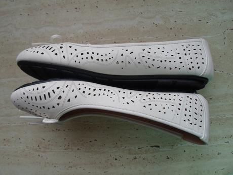 Bílé boty baleríny, 40