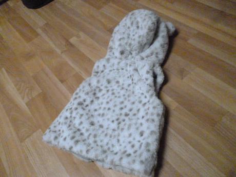 Kožíšková vesta s ušima tu 2-3, tu,98