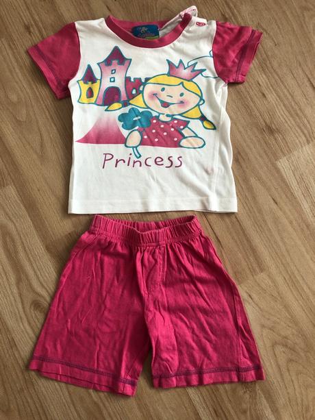 74 pyzamo kratke pyzamo princezna, topolino,74