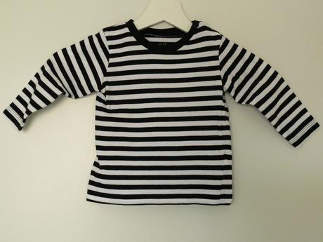 Pruhované tričko, h&m,74