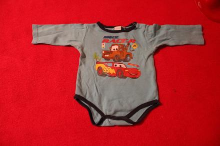 Dětské body blesk mcqueen vel. 62 - 68, disney,62