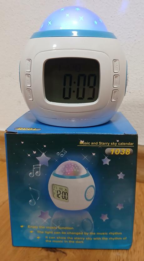 Dětský multifunkční budík - nový, 
