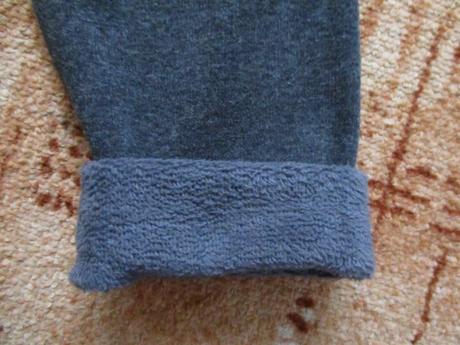 Dámské zimní termo legíny šedé bambusové s 36, s