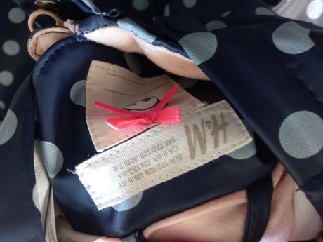 Bunda, kabátek, pláštěnka, h&m,122