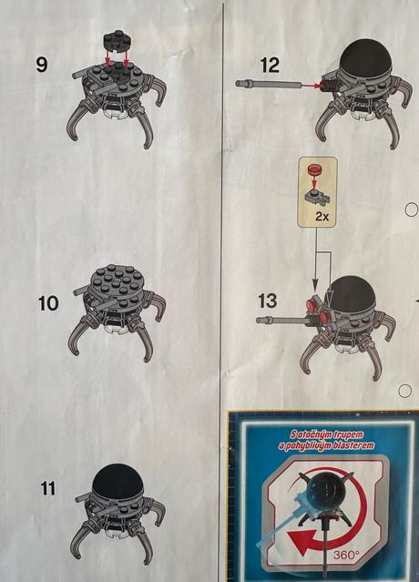 Lego star wars dwarf spider droid 911835,