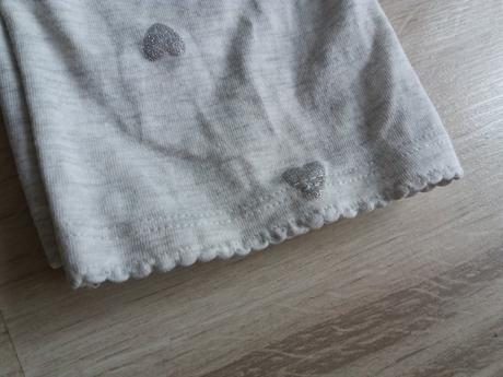 3/4 elasťáky - srdíčka, h&m,134