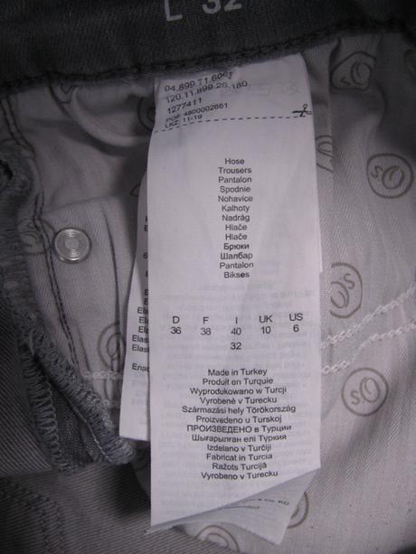 Dámské pružné kalhoty, džíny, skinny s.oliver, s.oliver,38