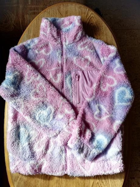 Mikina dívčí teplá vel. 146/152 (10-12 let)., 146