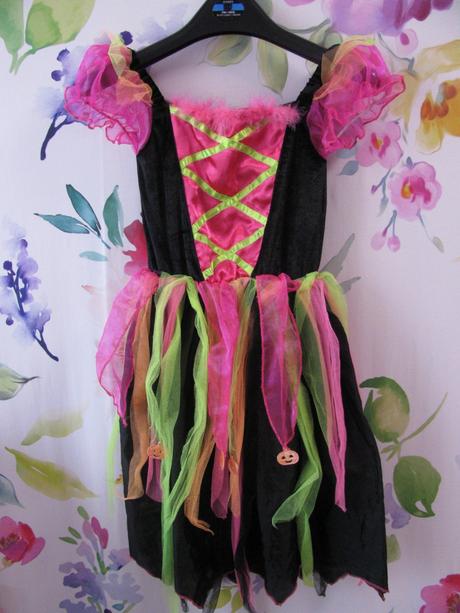 Karneval-krásné čarodějné šaty s dýněmi halloween, 