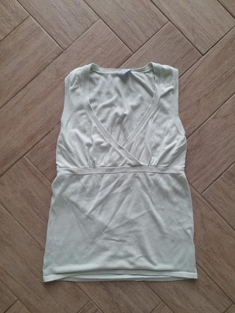 Mintová úpletová vesta, 36