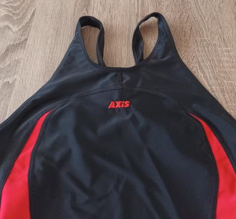 Dívčí/dámské plavky červeno černé axis, 40