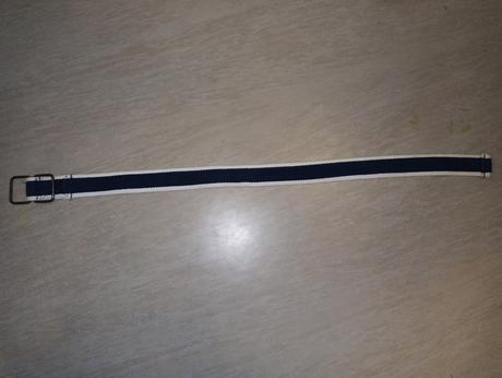 Modrobílý pásek (délka 80 cm), 