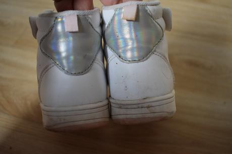 Kotníčkové dívčí tenisky h&m s duhou, velikost 34, h&m,34