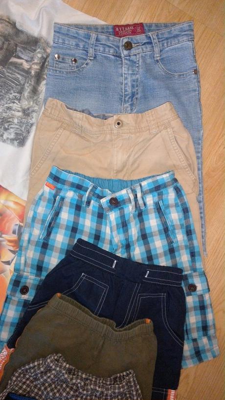 Chlapecký mix věcí vel.116-128 jaro/léto/podzim, 122–134