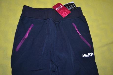 Oteplené softshellové kalhoty wolf s fleece,v.116, wolf,116