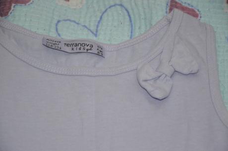 Fialkové letní slabé bavlněné šaty, terranova,128