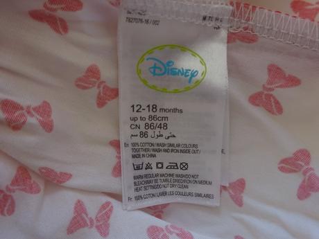 Letní šatičky s minnie, vel. 86, disney,86