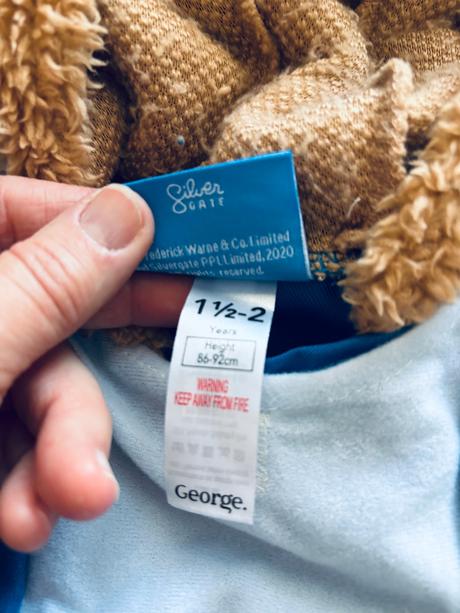 An3/ kostým králiček petr - v.18/24 měs.,